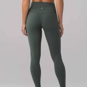 Lululemon Align “Dark Forest” Green Leggings